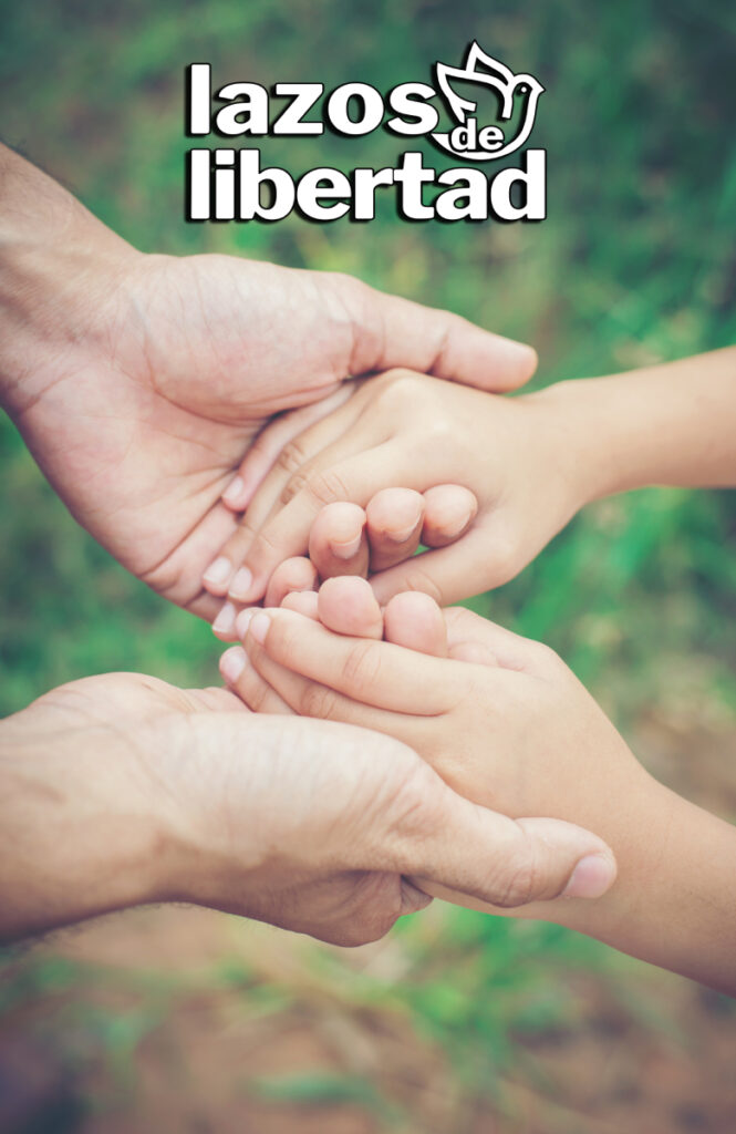 close up father holding his daughter hand so sweet family ti